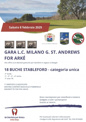 L.C. MILANO GOLF ST. ANDREWS FOR ARCKE'